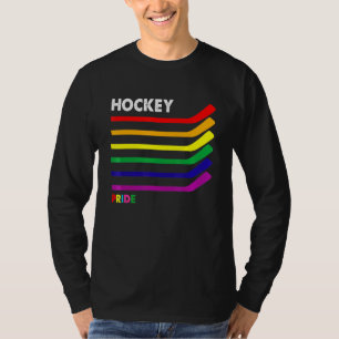 Camiseta Orgulho Mês LGBT Gay Transgender Flag Ice Hockey S