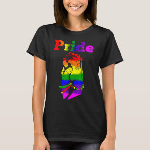 Camiseta Orgulho Mês O Amor É Amor Arco-Íris Bandeira Orgul