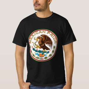 Camiseta Orgulho Mexicano (Águia da Bandeira Mexicana)