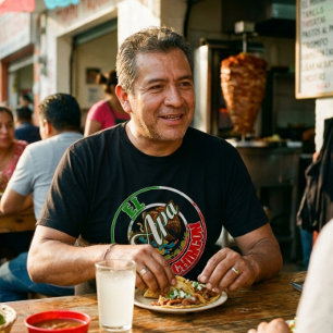 Camiseta Orgulho Mexicano El Apa Papa Mas Chingon