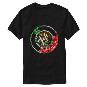Camiseta Orgulho Mexicano El Jefe Mas Chingon México Impres