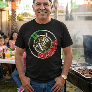 Camiseta Orgulho Mexicano El Tata Mas Chingon