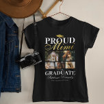 Camiseta Orgulho Mimi da Camisa-T-Formando<br><div class="desc">Camiseta de vovó de graduação com um quadro de formandos,  5 fotos de seu neto,  o ditado "mimi orgulhoso do formando",  seu nome,  local de estudo e ano de aula.</div>