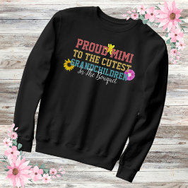 Camiseta Orgulho Mimi - Retro Floral Vovó-Vida