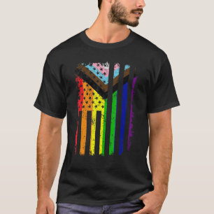 Camiseta Orgulho Moderno Orgulho Americano O Amor Com Bande