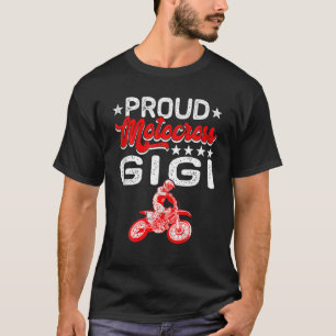 Camiseta Orgulho Motocross Gigi Dia de as mães Esporte Mama