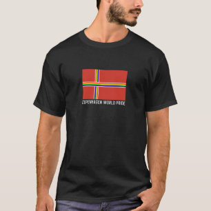 Camiseta Orgulho Mundial LGBT Copenhaga
