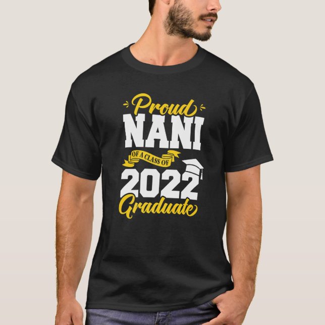 Camiseta Orgulho Nani De Uma Classe De Formando Escolar De  (Frente)