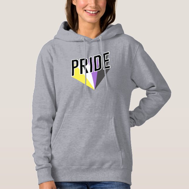 Camiseta Orgulho Não Binário Explode (Frente)