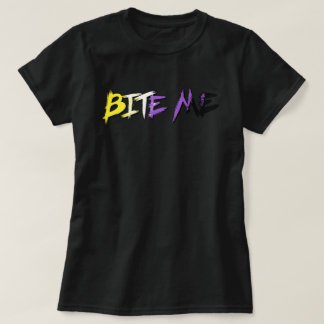 Camiseta Orgulho Não-Binário Me Morde