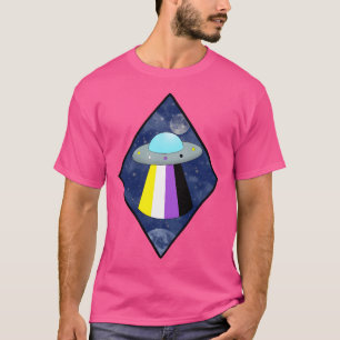Camiseta Orgulho Não Binário Ufo Clássico