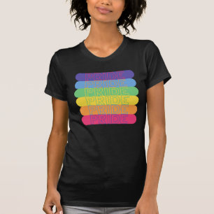 Camiseta Orgulho nas cores do arco-íris
