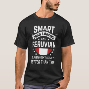 Camiseta Orgulho Nativo do Bandeira do Peru Raízes Peruanas