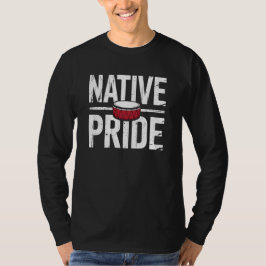 Camiseta Orgulho Nativo – Símbolo da Herança do Tambor Indí