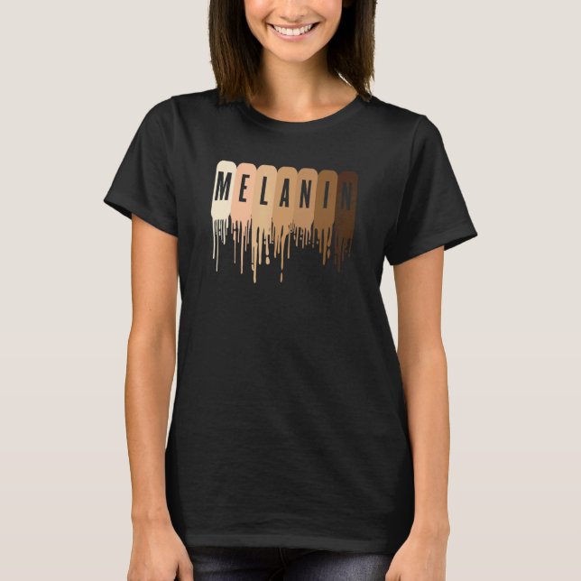 Camiseta Orgulho Negro Africano Melanin (Frente)