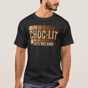 Camiseta Orgulho Negro Choc Lit Melanin