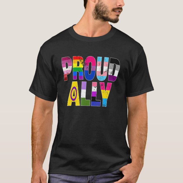 Camiseta Orgulho Negro LGBTQ Orgulho Orgulhoso Ally Lésbica (Frente)