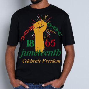 Camiseta Orgulho Negro liberdade Juneteenth 