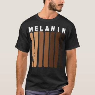 Camiseta Orgulho Negro Melanina Presente Afro-Americano