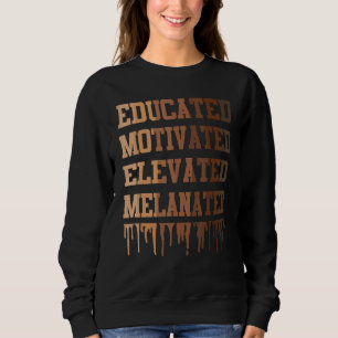Camiseta Orgulho Negro Melanizado Elevado e Motivado