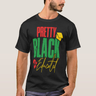 Camiseta Orgulho Negro Para Meninos E Meninas Bonito Preto 