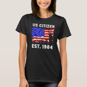Camiseta Orgulho-Nos Cidadão Est Desde 1984 Pela Nova U Ame