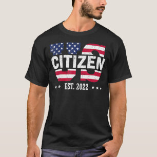 Camiseta Orgulho-nos da decoração da cidadania americana
