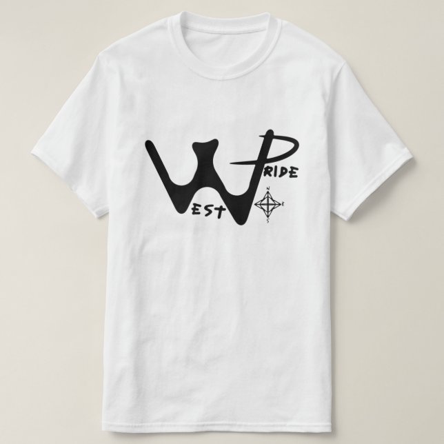 Camiseta Orgulho ocidental (Frente do Design)