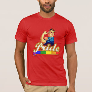 Camiseta Orgulho Orgulho Gay Orgulho Radiante Nós Podemos F
