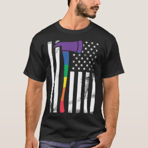 Camiseta Orgulho orgulhoso do Orgulho LGBT do Arco-Íris dos