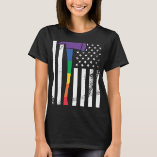 Camiseta Orgulho orgulhoso do Orgulho LGBT do Arco-Íris dos