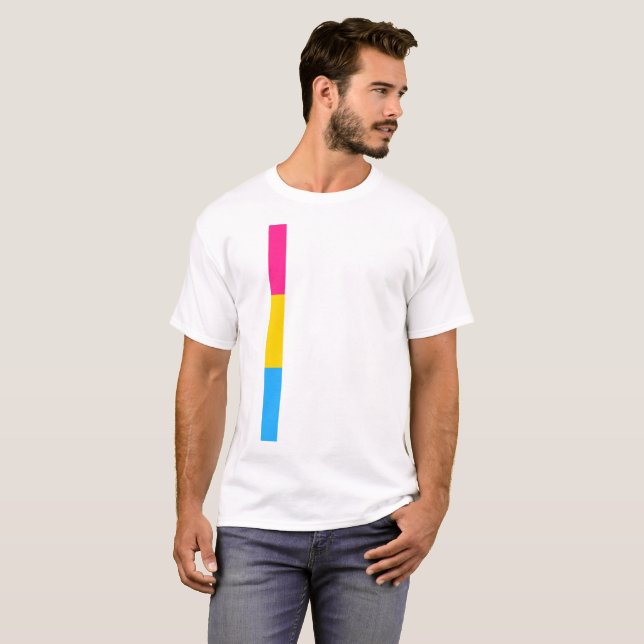 Camiseta Orgulho Pansexual (Frente Completa)