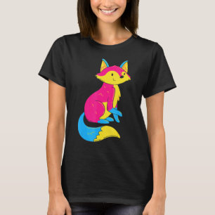 Camiseta Orgulho Pansexual Fox Lgbt Pan Flag Pansexualidade