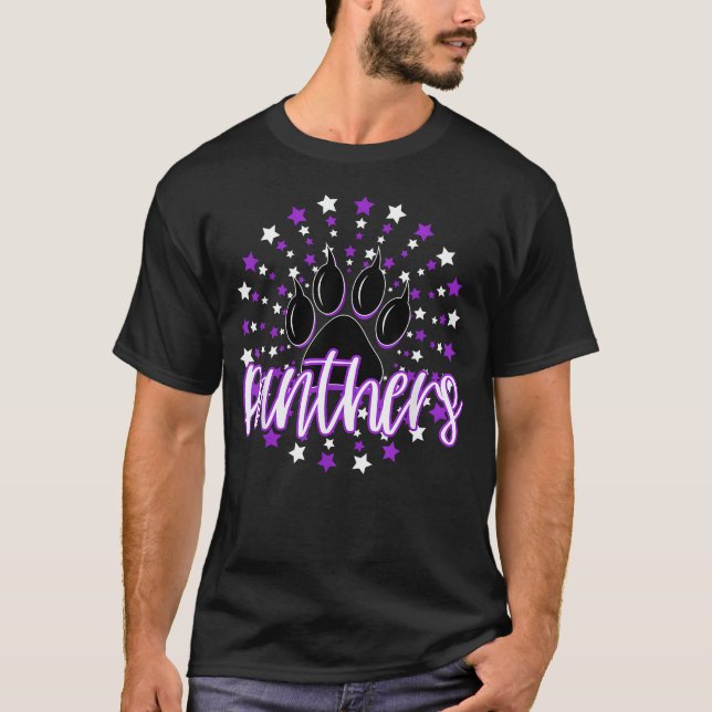 Camiseta Orgulho Pantera Estrela Espírito Escolar Panteras  (Frente)