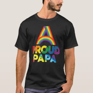 Camiseta Orgulho Papa Lgbt Pride Gay Lésbica Arco-Íris Colo