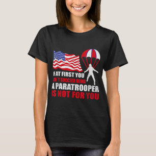 Camiseta Orgulho Paraquedista Por 82.º Veteranos Transporta