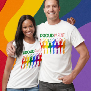 Camiseta Orgulho PARENTE Orgulho gay Balé Arco-Íris Silhoue