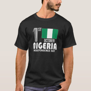 Camiseta Orgulho Patriótico da Nigéria Dia da Independência