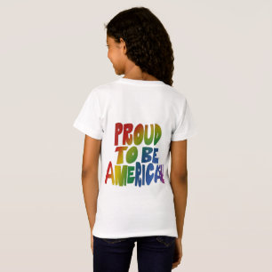 Camiseta Orgulho Patriótico em Cores Vibrantes