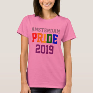 Camiseta Orgulho Personalizado de Amsterdã 2019