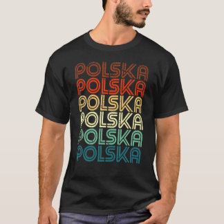 Camiseta Orgulho Polonês Polônia Polska Retro Vintage Desig