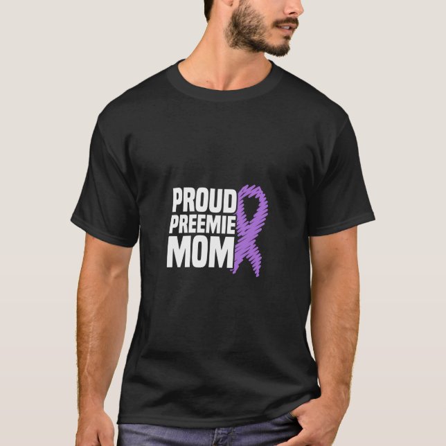 Camiseta Orgulho Preemie Mãe Nicu Prematuro Nascimento Prem (Frente)
