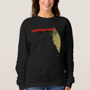 Camiseta Orgulho Preto da Flórida Bandeira Pan-Africana Cas