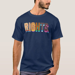 Camiseta Orgulho Racial da Justiça LGBTQ dos Direitos Human