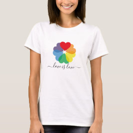 Camiseta Orgulho Rainbow Hearts