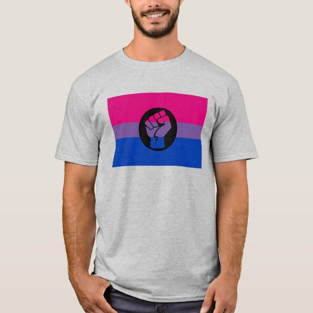 Camiseta Orgulho Resistência Bissexual (Frente)