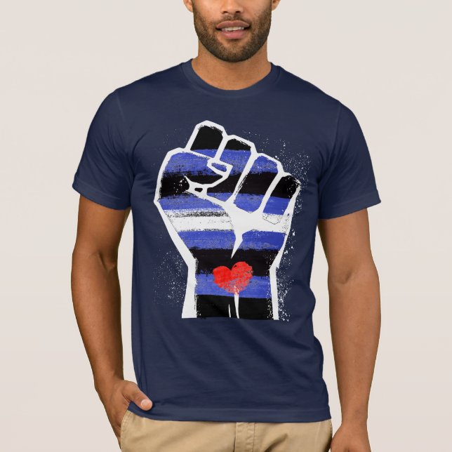 Camiseta Orgulho Resistência de Couro (Frente)