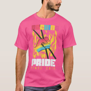 Camiseta Orgulho Rocking 2019 Tambor Arco-Íris Gay LGBT Imp