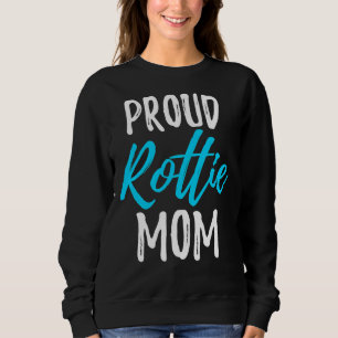 Camiseta Orgulho Rottie Mãe Rottweiler Ideia de Cachorro