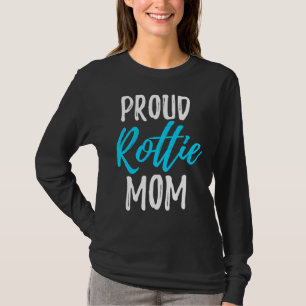 Camiseta Orgulho Rottie Mãe Rottweiler Ideia de Cachorro